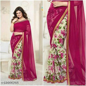 Superior fancy georgette saree