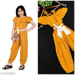 Load image into Gallery viewer, Rayon Bubble Printed Jumpsuit With Separate Belt.
