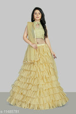 Load image into Gallery viewer, New Stylish Ruffle Lehenga Choli.
