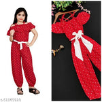 Load image into Gallery viewer, Rayon Bubble Printed Jumpsuit With Separate Belt.
