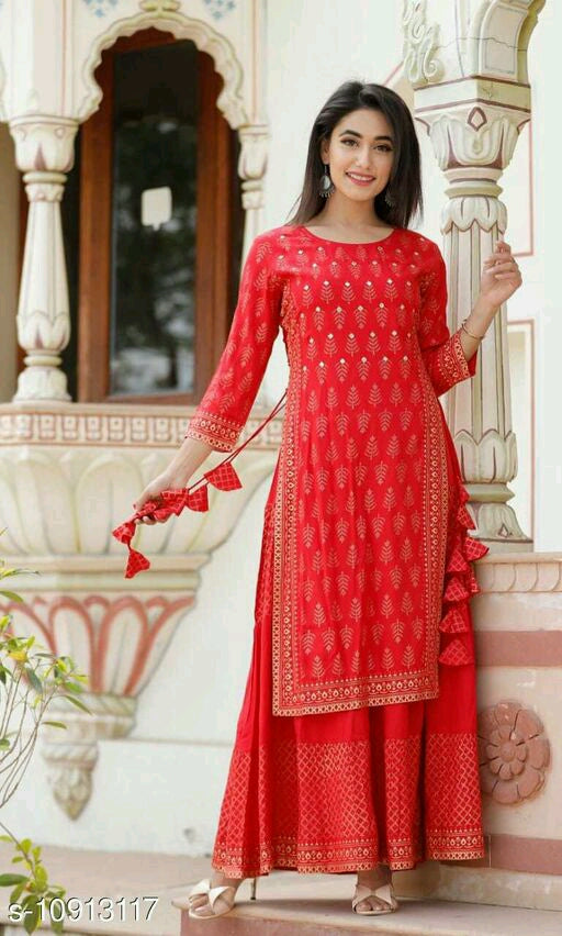 Rayon Double Layer Kurta.