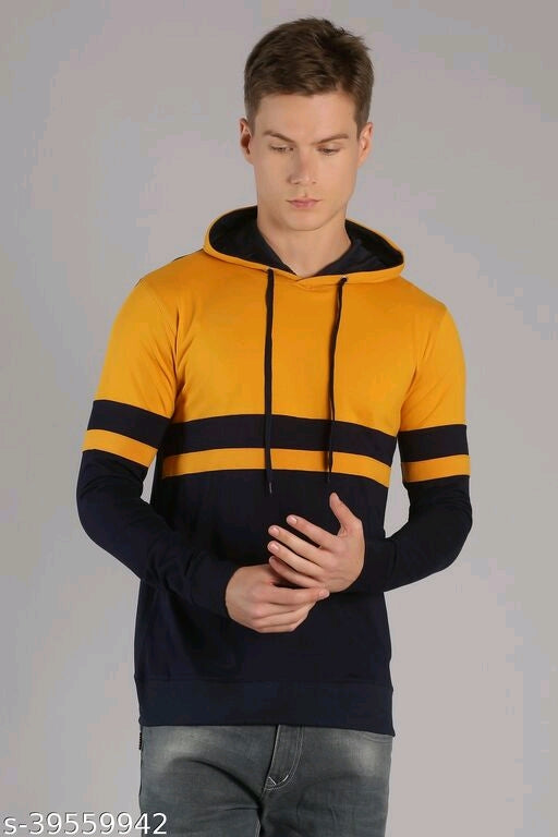 Men's Long Sleeves Hooded T-shirt