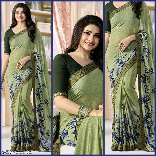 Superior fancy georgette saree