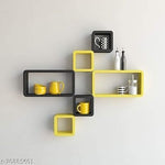 Load image into Gallery viewer, Cube Shape Floating Wall Mounted Shelf Rack
