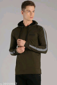 Men's Long Sleeves Hooded T-shirt