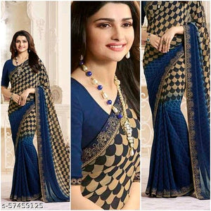 Superior fancy georgette saree