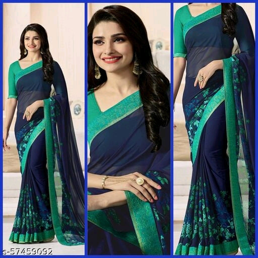 Superior fancy georgette saree