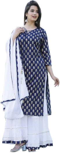 Women Kurta and Palazzo Set